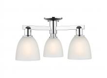 Innovations Lighting 716-3F-PC-G381 - Castile - 3 Light - 24 inch - Polished Chrome - Semi-Flush Mount