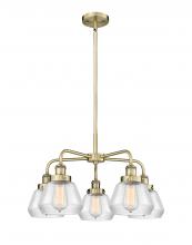 Innovations Lighting 916-5CR-AB-G172 - Fulton - 5 Light - 26 inch - Antique Brass - Chandelier