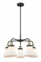 Innovations Lighting 916-5CR-BAB-G191 - Bellmont - 5 Light - 25 inch - Black Antique Brass - Chandelier