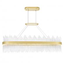 CWI Lighting 1063P47-169-RC - Genevieve Integrated LED 47in Medallion Gold Chandelier