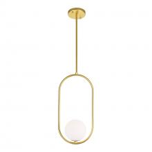 CWI Lighting 1212P8-1-169 - Celeste 1 Light 8in Medallion Gold Mini Pendant