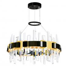 CWI Lighting 1592P24-612 - Aya Integrated LED 24in Pearl Black Chandelier