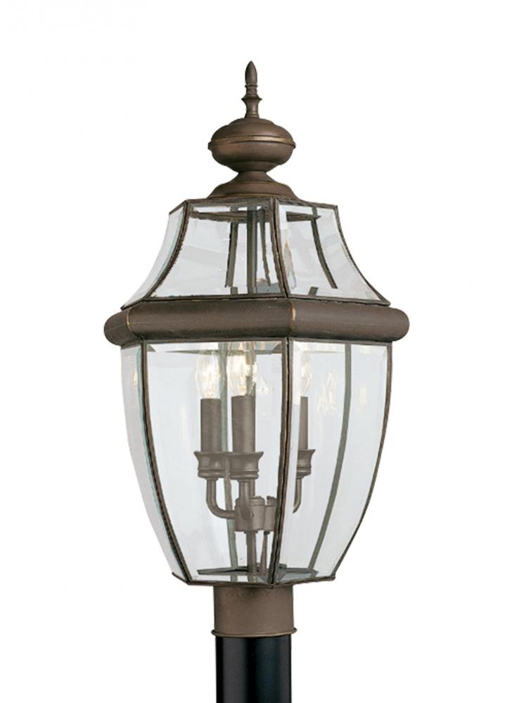Lancaster Three Light Outdoor Post Lantern