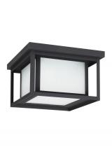 Generation Lighting 79039EN3-12 - Hunnington Two Light Outdoor Ceiling Flush Mount