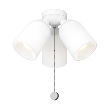 Generation Lighting MC267RZW - Emile Light Kit in Matte White with Etched White Glass