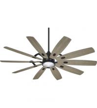 Minka-Aire F864L-CL/SG - Barn - LED 65" Smart Ceiling Fan