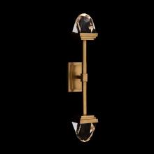 Allegri by Kalco Lighting 043521-062-FR001 - TAGLIO LED TRUE BRASS SCONCE
