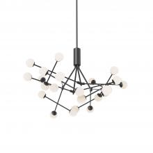 Kuzco Lighting Inc CH97139-BK-UNV - Moto 39-in Black LED Chandeliers