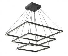 Kuzco Lighting Inc CH88332-BK - Piazza 32-in Black LED Chandeliers