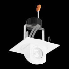 Elco Lighting EL44730W2 - 4" LED SQR ADJ 0-90DEG 840LMN DIM3K G2
