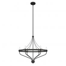 Hunter 19796 - Hunter Merlin Noble Bronze 6 Light Medium Chandelier Ceiling Light Fixture