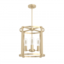 Hunter 19959 - Hunter Astwood Alturas Gold 4 Light  Chandelier Ceiling Light Fixture