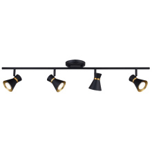 Vaxcel International C0287 - Alto 4 Light LED Directional Light Matte Black and Satin Brass