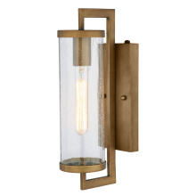 Vaxcel International T0791 - Morgan Park 16-in. H Outdoor Wall Light Warm Brass