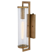 Vaxcel International T0792 - Morgan Park 20-in. H Outdoor Wall Light Warm Brass