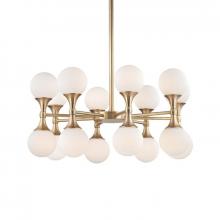Hudson Valley 3316-AGB - Astoria Chandelier