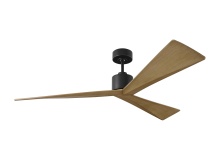 Visual Comfort & Co. Fan Collection 3ADR60MBK - Adler 60 - Midnight Black w Natural Honey Blades