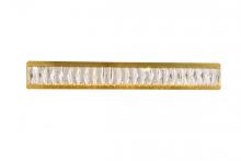 Elegant 3502W32G - Monroe Wall W31.9"H4.5"LED 23W Gold