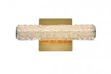 Elegant 3800W12SG - Bowen Wall Sconce W12" H5.5" E4.5" LED 7W DIM 3CCT  Satin Gold