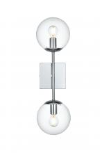 Elegant LD2357C - Neri Wall Sconce W5.9"E6.7"H20" Chrome