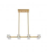 Elegant LD920D30SG - Lyra 30 inch pendant in Satin Gold