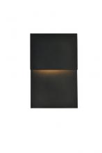 Elegant LDOD4029BK - Raine Integrated LED wall sconce  in black