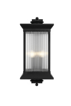 Elegant OD316W28BK - Wall sconce W12"E14"  H27.5" L4 Black (1Box)