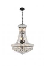 Elegant V1800D24BK/RC - Primo 24 inch black chandelier