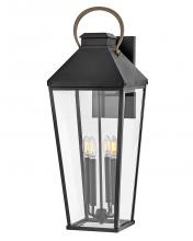 Hinkley 17509BK - Extra Large Wall Mount Lantern