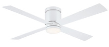 Fanimation FPS8553MW - Kwartet 52 inch Indoor/Outdoor Ceiling Fan with LED CCT Select Light Kit