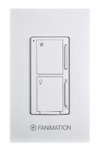 Fanimation WC4WH - Ceiling Fan Wall Control - 3 Speed AC Motor with CCT Select - White